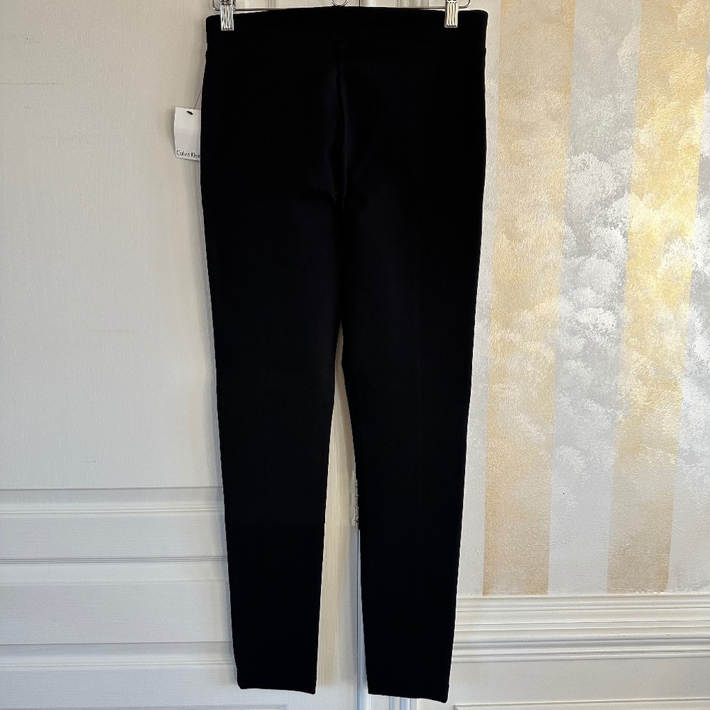 NWT Calvin Klein Black mid weight dress leggings